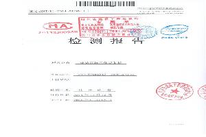 物理性能檢測報告